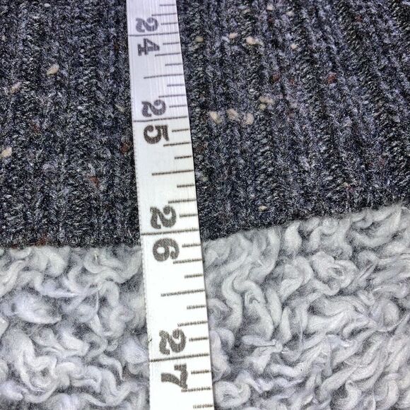 BDG M Cable Knit Preppy Sweater with Suede Elbow Patches - Picture 11 of 12